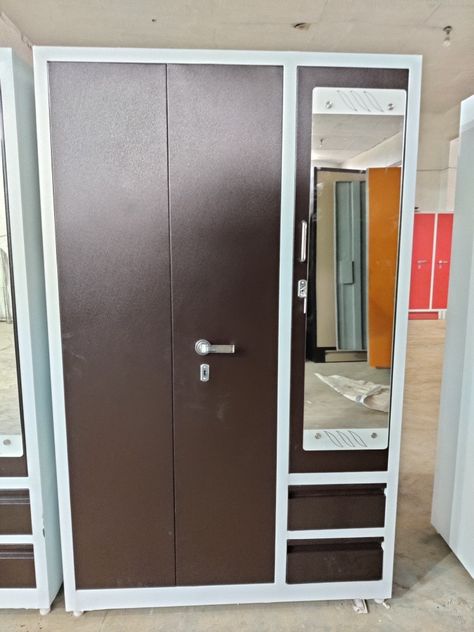 We are manufacturer of Powder coated steel almirah Steel Bero Design, Steel Wardrobe Design Bedroom, Steel Almirah Makeover, Iron Almirah Designs Bedrooms, Manduva House, Almirah Designs Bedrooms, Steel Almirah, Village Drawing, Steel Wardrobe