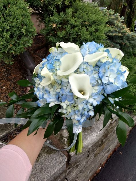 Blue Lotus Bouquet, Hydrangea Calla Lily Bouquet, Calla Lily And Hydrangea Bouquet, Hydrangea Lily Bouquet, Calla Lily Bridal Bouquet Blue, Nose Gay Bouquet Prom, Hydrangea And Lily Bouquet, Orchid And Hydrangea Bouquet, Lilly Bouquet Wedding