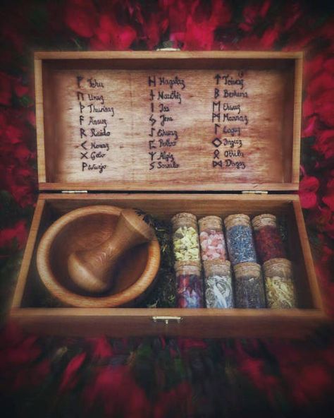 sosuperawesome Witch Boxes, Herb Witch, Herbalist Shop, Just Add Magic, Mini Altar, Cottage Witch, Futhark Runes, Witch Diy, Witch Craft