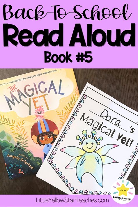 Create a supportive learning environment and cultivate Growth Mindset in your students from day one. Why not start with the heartwarming back to school read alouds, "The Magical Yet", and introduce Growth Mindset as well as The Power of Yet strategy to your students? Follow up with a Free back to school activity! Click on the link to discover how to use this book and get a free teaching resource for your first week of school activities. Beginning Of The Year Read Alouds, Beginning Of The Year Activities 2nd, You Get What You Get Book Activities, Back To School Literacy Activities, Back To School Night Craft, The Magical Yet Craft, The Magical Yet Activities, The Magical Yet Book Activities, Magical Yet Activities