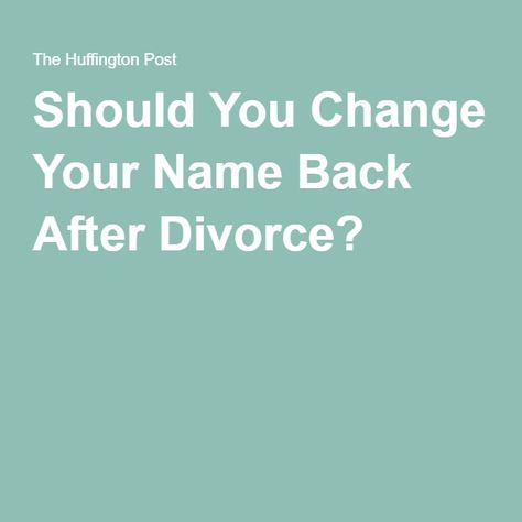 Should You Change Your Name Back After Divorce? Tattoo After Divorce, Tattoos After Divorce, Divorce Tattoo New Beginnings, Divorce Tattoo, Changing Your Name, Getting Divorced, After Divorce, Name Change, New Beginnings