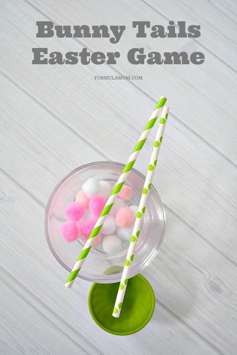 Easter Game Ideas: Bunny Tails Game for Easter Easter Game Ideas, Easter Class Party, School Easter Party, Easter Games For Kids, Easter Party Games, Bunny Birthday Party, Fun Easter Crafts, Summer Foods, Easter Games