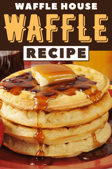 Bring the taste of Waffle House into your very own kitchen with this copycat recipe! Light and fluffy waffles with the perfect crispy exterior. Waffle House Biscuit Recipe, Huddle House Waffle Recipe, Copycat Waffle House Waffles, Waffle House Waffle Recipe, Waffle Mix Recipes, Stuffed Waffles, Best Waffle Recipe, Hello Morning, Recipes Copycat