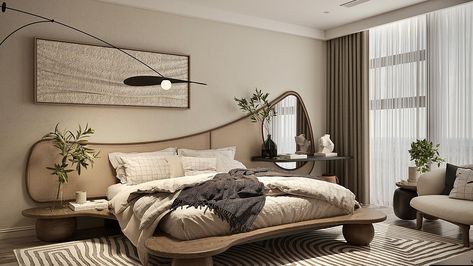 The Artwork #01 on Behance Simple Bed Designs, Bedroom Decor Design, Bedroom Bed Design, Bedroom Furniture Design, House Interior Decor, Home Room Design, Luxurious Bedrooms, Decoration Design, 인테리어 디자인