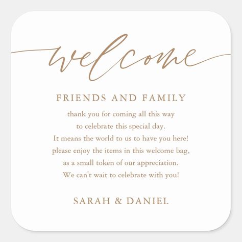 Wedding Welcome Baskets, Welcome Basket, Wedding Stickers Labels, Wedding Gift Tags, Wedding Gift Bags, Wedding Welcome Bags, Packaging Stickers, Welcome Bags, Wedding Stickers