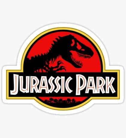 Festa Jurassic Park, Jurassic Park Party, Jurassic Park Birthday, Jurassic Park Logo, Jurrasic Park, Park Birthday, Tumblr Stickers, Dinosaur Birthday, Cool Stickers