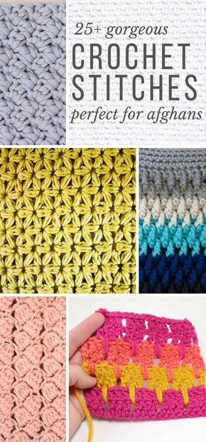 This collection of modern crochet stitches for blankets and afghans is sure to provide inspiration for your next project! Whether you're making a quick baby blanket or a large throw, these crochet stitch tutorials have you covered. Quick Baby Blanket, Ornament Inspiration, Crochet Stitches For Blankets, Sweater Patterns, Easy Crochet Stitches, Modern Crochet, Crochet Stitches Tutorial, Chale Crochet, Crochet Stitches Patterns