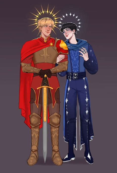 redraw of Sun & Moon Merthur Many think that the God of the Sun and the God of the Moon hate each other, that they both compete for the sky. But truly they've been married for over millennia and ar… God Of The Moon, Merlin Memes, Merlin Funny, God Of The Sun, Merlin Show, Merlin Series, Merlin Fandom, Merlin And Arthur, Bbc Tv Series