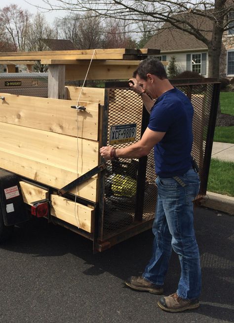 Upgrading a stripped-down utility trailer to move mulch and tow your tools.  By Mark Clement    I’m a trailer guy. Yes, a dump truck would rock for heavy Utility Trailer Modifications, Utility Trailer Ideas, 5x8 Utility Trailer, Lawn Tractor Trailer, Utility Trailer Accessories, Trailer Modifications, Utility Trailer Upgrades, Lawn Trailer, Utility Trailer Camper