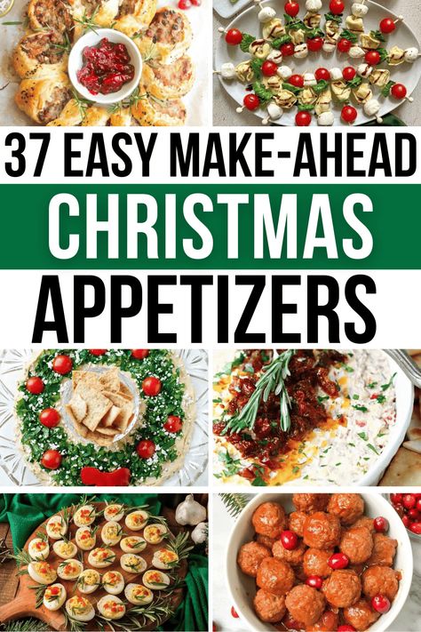 Vegetarian Christmas Appetizers, Appetizers For Christmas, Christmas Party Appetizers, Christmas Party Finger Foods, Christmas Eve Appetizers, Easy Christmas Appetizers, Xmas Appetizers, Make Ahead Christmas Appetizers, Christmas Finger Foods