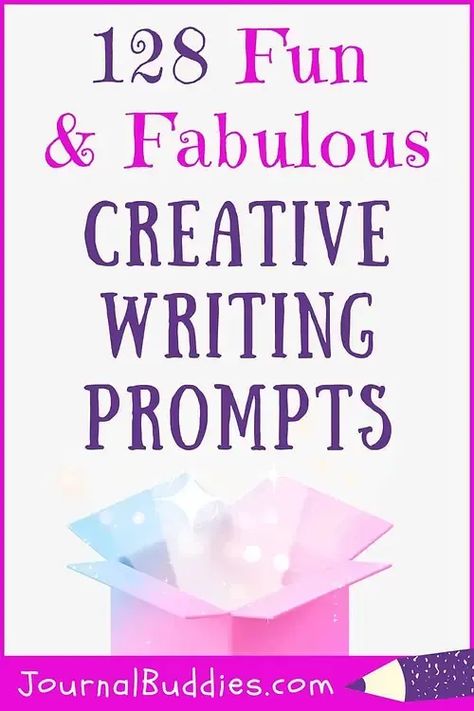 No matter which grade you teach or subject area you specialize in, you can use these creative writing journal prompts to keep your students inspired & motivated to write. #CreativeWritingJournalPrompts #CreativeWritingIdeas #JournalBuddies Fun Journal Prompts Creative Writing, Creative Writing Journal, Creative Writing For Kids, Essay Writing Examples, Free Writing Prompts, Fun Writing Prompts, Journal Prompts For Kids, Creative Writing Ideas, Writing Prompts For Kids