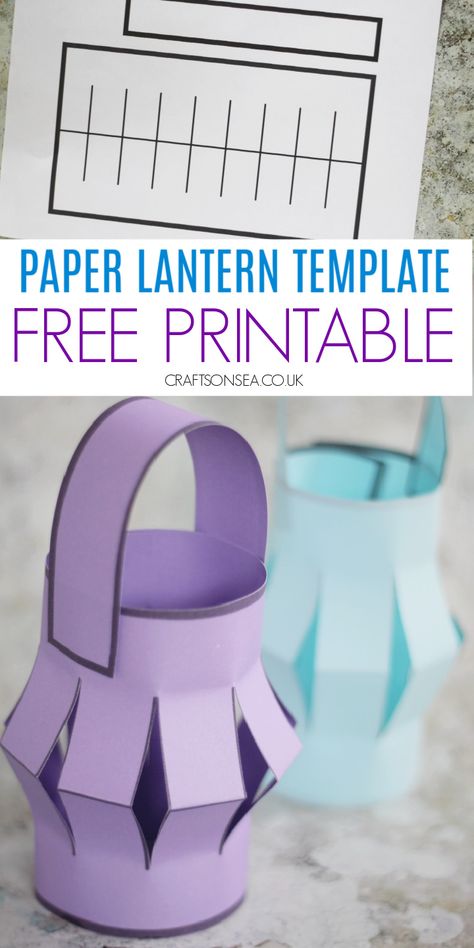 Printable Paper Lantern Template Lanterns Crafts Preschool, Ramadan Lantern Craft For Kids, Paper Lantern Preschool Craft, Chinese Paper Lanterns For Kids, Lanterns Preschool Craft, Lantern Ramadan Craft Ideas, Camping Lantern Craft Preschool, Chinese Lanterns Template Free Printable, How To Make Paper Lanterns Step By Step