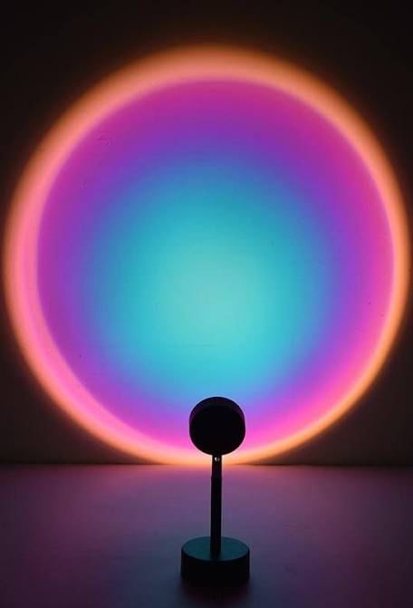 Rainbow Lamp, Purple Lamp, Sunset Purple, Sun Lamp, Rainbow Sunset, Sunset Lamp, Summer Time Pictures, Led Projector, Modern Light Fixtures