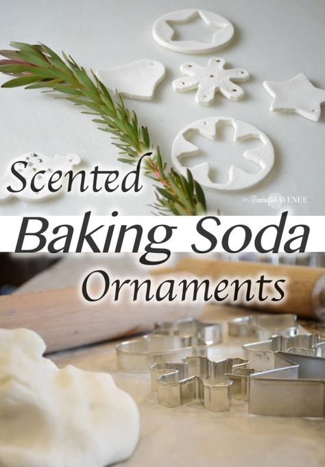 Baking Soda Ornaments, Baking Soda Dough, Salt Dough Christmas Ornaments, Clay Christmas Decorations, Homemade Clay, Dough Ornaments, 3d Christmas, Christmas Ornaments Homemade, Christmas Ornament Crafts