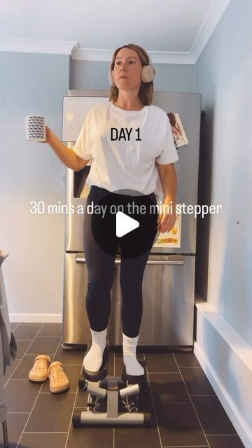 30 mins a day on the mini stepper for 30 days! Mini Stepper Before And After, Mini Stepper, 30 Day Challenge, Join Me, 30 Day, Garage, Track, Let It Be, On Instagram