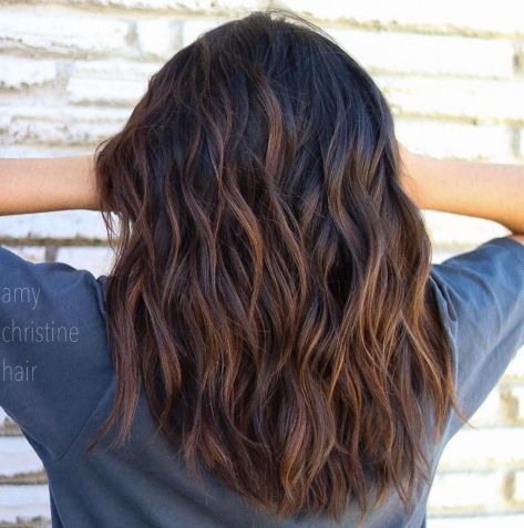 Hairstyles For Thick Wavy Hair, Black Hairstyle, Thick Hair Cuts, Thick Wavy Hair, Thick Curly Hair, Cinnamon Brown, Natural Wavy Hair, Haircuts For Wavy Hair, Latest Hair