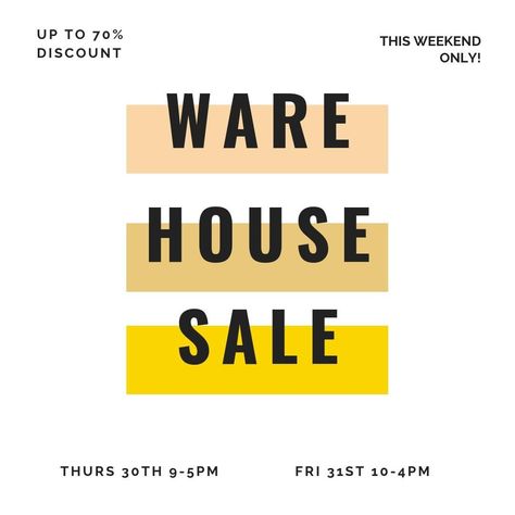 White Moss on Instagram: “SUMMER WAREHOUSE SALE - UP TO 70% DISCOUNT!!⠀ ⠀ It's tomorrow! Leave us a high five if you're excited as we are 🖐️⠀ ⠀ Great discounts to be…” Warehouse Sale Poster, Warehouse Sale Design, Fashion Sale Design, Decorate A Small Living Room, Living Room For Christmas, Christmas Shop Window, Poster Inspiration, Christmas Decorations Living Room, Christmas Living Rooms