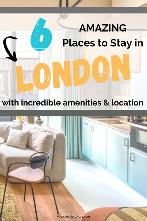 Discover six amazing places to stay in London, with great locations and amenities to suit everyone! London accommodation guide | Where to stay in London | Places to Stay in London | Covent Garden | Buckingham Palace | Westminster | Southwark Places To Stay In London, Apartments In London, Uk Travel Itinerary, Where To Stay In London, London Apartments, London Accommodation, Scotland Road Trip, Wales Travel, Covent Garden London