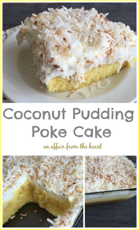 Coconut Pudding Cake, Taco Corn, Pudding Whipped Cream, Bread Casserole, Coconut Poke Cakes, Pineapple Dessert, Pudding Poke Cake, Cake Coconut, Sunshine Cake