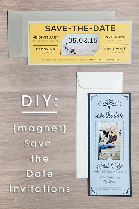 DIY Wedding // Magnet Save the Date Invitations + FREE editable design downloads! Diy Save The Date, Wedding Freebies, Magnet Save The Date, Save The Date Ideas, Diy Save The Dates, Diy Magnets, Wedding Magnet, Free Wedding Printables, Save The Date Magnets