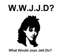 W.W.J.J.D? What would Joan Jett do? Riot Grrrl, Joan Jett, Band Posters, Perfect Life, New Poster, Patch Design, Way Of Life, Reaction Pictures, Frogs