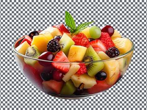 Tasty mix fruit salad in glass bowl isol... | Premium Psd #Freepik #psd #transparent #transparency #fruits #fruity Fruit Salad Images, Mix Fruit, Salad Box, Mixed Fruit, Fruit Salad, Glass Bowl, Transparent Background, Salad, Restaurant