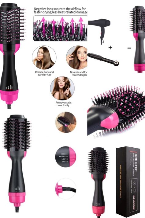 Hot Air Comb 2 In 1 Multifunctional Hair Dryer Comb Hair Dryer Comb Hair Dryer Pingu Pingu, Hot Comb, Black Hair Growth, Curly Hair Care Routine, Hair Dryer Comb, Comb Hair, Hair Growth Tips, Curly Hair Care, Fashion Heels