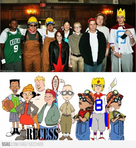 Recess...my childhood Recess Cartoon Characters, Recess Tv Show, Recess Costumes Halloween, Recess Show, Recess Characters, Recess Cartoon, Disfraz Diy, Best Group Costumes, Halloween Parejas