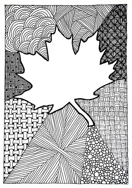 Inspiration Zentangle Silhouette, Art Du Croquis, Design Mandala, Doodle Art Drawing, Mandala Art Lesson, Elementary Art Projects, Seni Cat Air, Zentangle Drawings, 수채화 그림