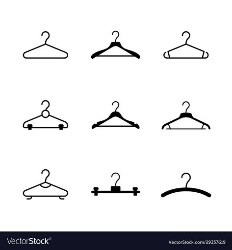 Clothes Hanger Drawing, Clothes Hanger Logo, Hanger Tattoo Ideas, Coat Hanger Tattoo, Wardrobe Tattoo, Clothes Hanger Tattoo, Hanger Drawing, Hanger Illustration, Clothes Hanger Design