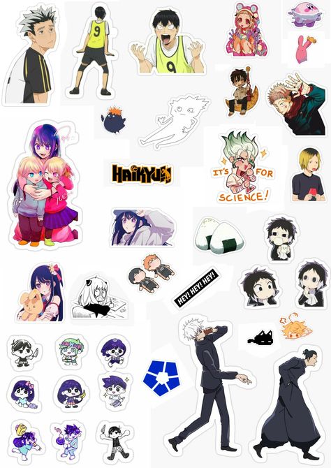 stickers printable Anime Sticker Pack Printable, Anime Sticker Sheet, Sticker Pack Printable, Anime Sticker, Stickers Printable, Random Anime, Anime Stickers, Cute Anime, Couple Videos