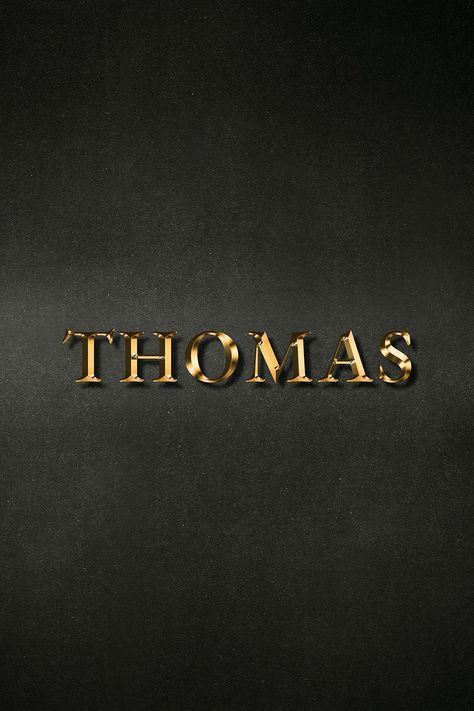 David Name, Thomas Name, Golden Illustration, Gold Effect, Free Illustration Images, Idea Board, Text Effect, Photo To Video, Download Free Images