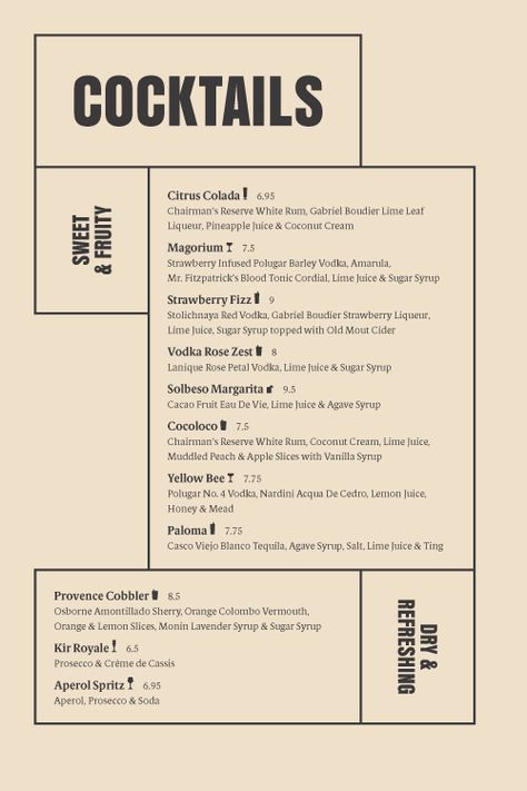 We Are Bar Menu by Ragged Edge Flyer Menu Design, Breakfast Menu Design, Menu Design Layout, Drink Menu Design, Wood Menu, Menu Design Inspiration, Creative Business Cards, Restaurant Identity, Menu Card Design