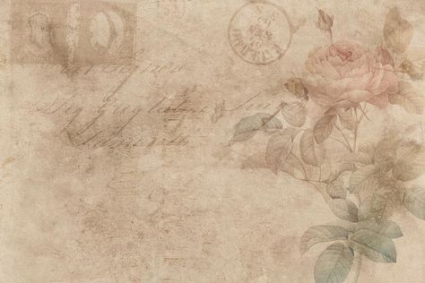 Vintage rose background with handwriting and postmark | free image by rawpixel.com / Techi Old Paper Texture Vintage, Paper Texture Vintage, Old Paper Texture, Mẫu Power Point, History Background, Background For Powerpoint Presentation, Wattpad Background, Vintage Floral Backgrounds, Vintage Template