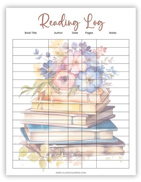 Track your reading or your child's reading with our free reading log printables, perfect for classrooms, homeschool, moms, and more Homeschool Reading Log, Reading List Printable, All About Me Printable, Reading Log Printable, Free Thanksgiving Printables, Book Reading Journal, Reading Logs, Book Log, Reading Adventure