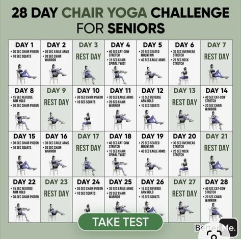 28 Day Chair Workout, 30 Day Chair Yoga For Seniors, 28 Day Chair Yoga Free, 28 Day Chair Workout Challenge, 28 Day Chair Yoga For Seniors Free, 28 Day Chair Yoga, Chair Exercises For Abs, Chair Yoga For Seniors, Yoga Chart