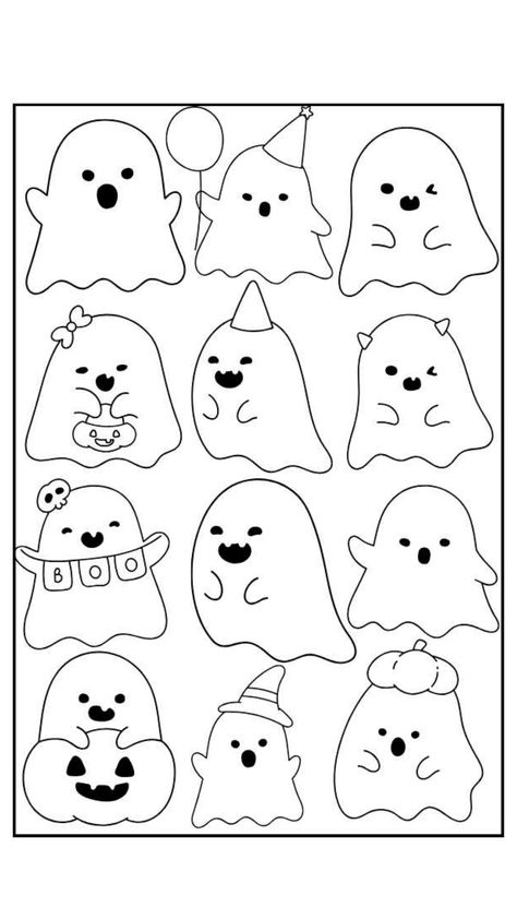 Get into the Halloween spirit with our collection of 20 free printable adult coloring pages! Explore intricate designs featuring ghosts, pumpkins, witches, and more. Perfect for a spooky and creative night in. 🎃👻 Ghost Colouring Page, Halloween Ghost Printables, Halloween Craft Printables Free, Halloween Decor Printables, Free Printable Halloween Images, Halloween Crafts Printables, Witch Templates Free Printable, Ghost Printable Free, Halloween Templates Free Printable