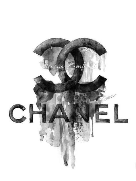 Dripping Logo, Chanel Poster, Chanel Wallpapers, Chanel Wall Art, Chanel Print, Chanel Wallpaper, Vintage Foto's, Chanel Art, Fashion Background