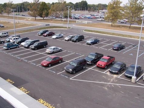 Move your spouse's car a few spaces or a row over from where he usually parks. If they carry keys to both cars, switch cars. Take his/hers home and leave your car there. Tube Stations London, School Parking Lot, Site Plan Design, Gatwick Airport, Airport Parking, Door Replacement, Tube Station, Gatwick, April Fools Day