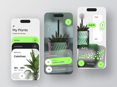 LeafSnap - Plant Identification App by Stav D. for RonDesignLab ⭐️ on Dribbble Plant App Design, Plant Identification App, Plant App, App Home Screen, Wellness Apps, Care Management, Identify Plant, Design Apps, Social Design