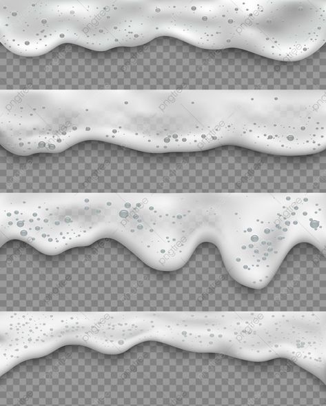 Foam Illustration, Ocean Foam, Wave Illustration, Waves Vector, Waves Background, Beach Background, Mood And Tone, Vector Png, Sea Waves