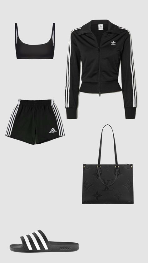 Sporty Outfits Summer, Street Style Outfits Casual, Curvy Casual Outfits, Fitness Wear Outfits, Casual Preppy Outfits, Casual Day Outfits, Lazy Day Outfits, Trendy Summer Outfits