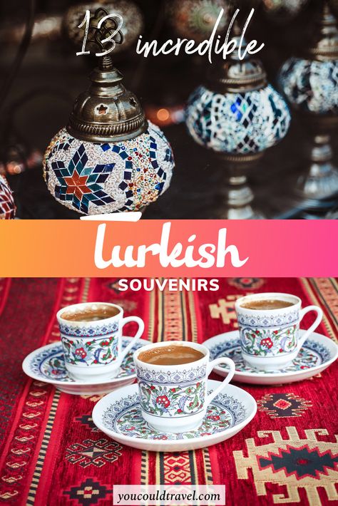 13 fantastic Souvenirs from Turkey - Wondering what to buy in Turkey? Here are the best souvenirs from Turkey your family and friends will love #turkey #turkish #souvenirs #turkishsouvenirs #travel #shopping Turkish Souvenirs, Istanbul Places, Istanbul Trip, Ephesus Turkey, Travel Istanbul, Turkey Destinations, Istanbul Travel, Life List, Travel Shopping