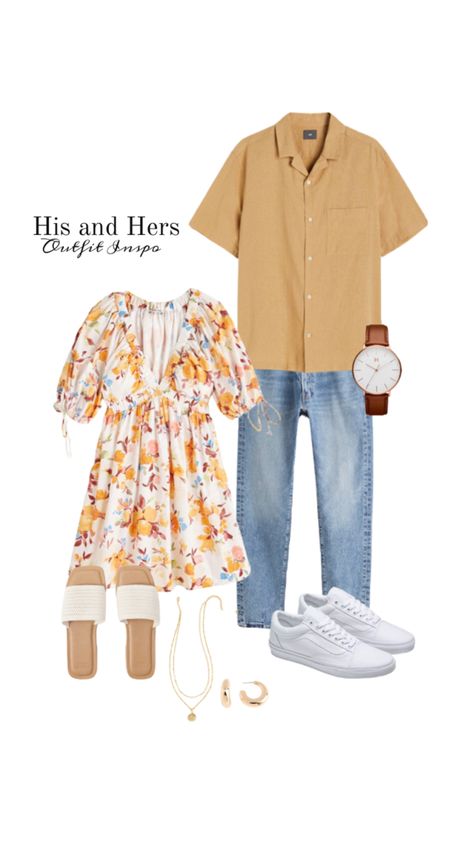 Couples Outfit Inspo-Engagement Photo Outfit Inspo Couples Outfits Classy, His And Hers Outfits, Couple Outfits Matching Classy, Couple Dresses, Resort Outfits, Hourglass Outfits, Couple Outfits Matching, Couples Outfits, Outfits Matching