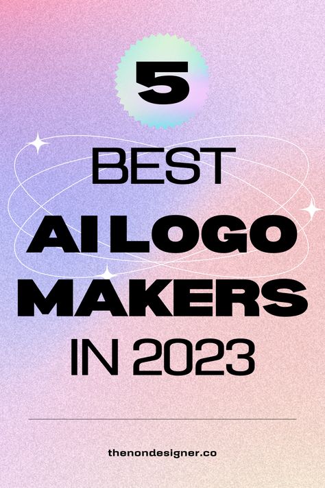 5 Best AI Logo Makers in 2023 - #logo #logodesign #elegantlogo Logo Intelligent, Design Company Names, Logo Maker App, Logo Maker Free, Best Logo Maker, Logo Design Art, Logo Diy, Digital Marketing Tools, Online Logo