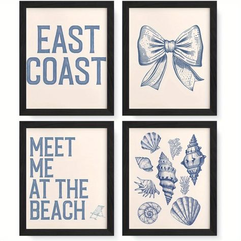 Faster shipping. Better service Beachy Office, Beach Themed Room Decor, Wall Art College, Wall Decor Posters, Coquette Room Decor, College Dorm Decor, Aesthetic Wall Decor, Dorm Living Room, Beachy Room