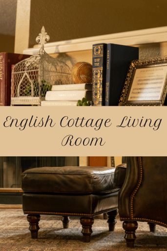 English Country Library Room, English Living Rooms Traditional, Cozy English Cottage Interior, English Cottage Style Fireplace, English Cottage Mantle Decor, British Living Room Interior Design, English Country Decor Living Room Traditional Homes, Cozy Cottage Living Room With Fireplace, English Cottage Living Rooms Cozy