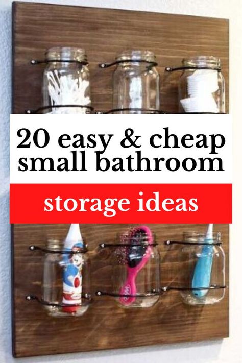 Toothbrush Storage Ideas, Cozy Bathroom Design, Bathroom Storage Ideas For Small Spaces, Bathroom Storage Stand, Frugal Homemaking, Organize Bathroom, Diy Bathroom Storage Ideas, Counter Top Sink Bathroom, Bathroom Storage Hacks