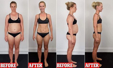 How mum-of-two banished her belly and lost 12kg in just 8 WEEKS with F45 | Daily Mail Online F45 Before And After, 8 Week Transformation, Life Is Precious, Work Outs, What Happened To You, Fitness Transformation, Second Child, Inspiration Board, 8 Weeks