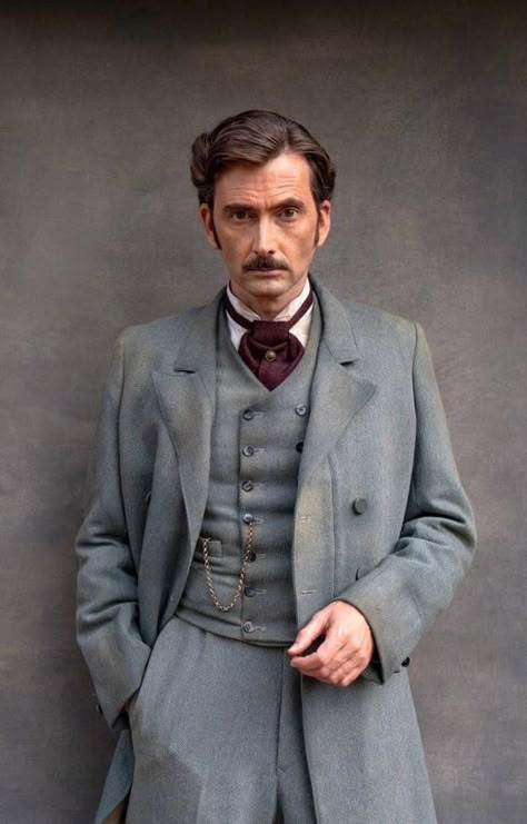 VIDEO: First Look At David Tennant In Action In Around The World In 80 Days Trailer Victorian Mens Fashion, Steven Yuen, Uk History, David Michael, Around The World In 80 Days, Judi Dench, Star David, Tv Awards, Michael Sheen